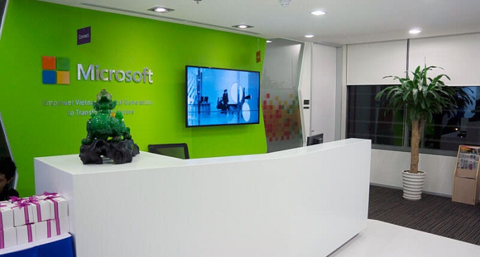 Top 10 văn phòng đẹp nhất việt nam - Văn phòng Microsoft Việt Nam
