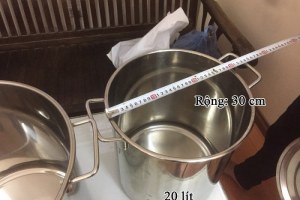Nên mua nồi Inox 20 lít ở Hà Nội của đơn vị nào?
