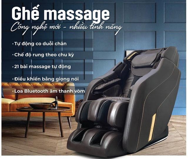Tiêu chí đánh giá ghế massage